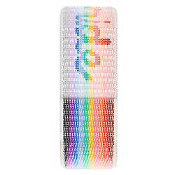 Ремешок Apple Watch 38 / Watch 40, Hoco iWatch WA02, White Rainbow, Белый