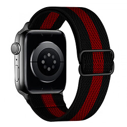 Ремінець Apple Watch 38 / Watch 40, Hoco iWatch WA04, Black Red, Чорний