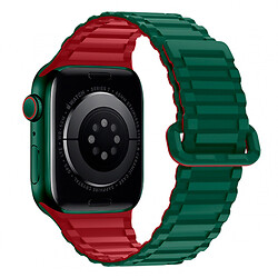 Ремінець Apple Watch 38 / Watch 40, Hoco iWatch WA06, Green-Red, Зелений