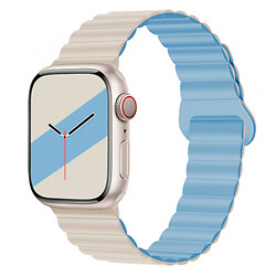 Ремінець Apple Watch 42 / Watch 44, Hoco iWatch WA22, White-Blue, Білий