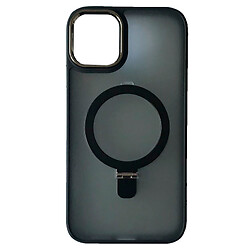 Чохол (накладка) Apple iPhone 15 Pro Max, Matte Ring, MagSafe, Чорний