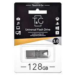 USB Flash T&G Metal 117, 128 Гб., Срібний