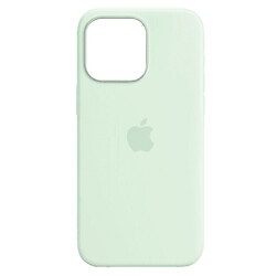 Чохол (накладка) Apple iPhone 15 Pro Max, Silicone Classic Case, Soft Mint, MagSafe, М'ятний