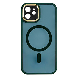 Чохол (накладка) Apple iPhone 12, Calais, MagSafe, Зелений