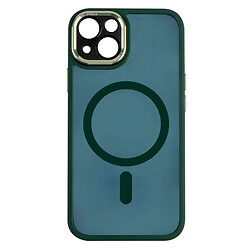 Чохол (накладка) Apple iPhone 14, Calais, MagSafe, Зелений