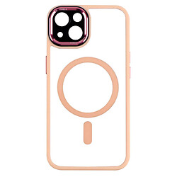 Чохол (накладка) Apple iPhone 14, Calais, MagSafe, Рожевий