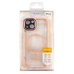 Чохол (накладка) Apple iPhone 15, Calais, Deep Purple, MagSafe, Фіолетовий - № 4