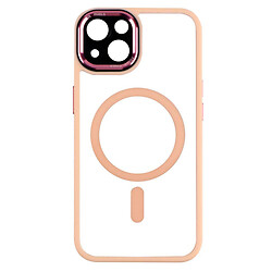 Чохол (накладка) Apple iPhone 15, Calais, MagSafe, Рожевий