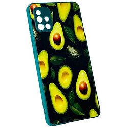 Чехол (накладка) Samsung A315 Galaxy A31, Marble and Pattern Glass Case, Avocado, Рисунок