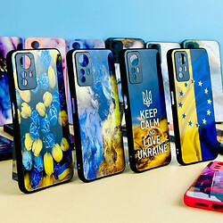 Чохол (накладка) Xiaomi Redmi 10C, Marble and Pattern Glass Case, Ukraine, Малюнок - № 9