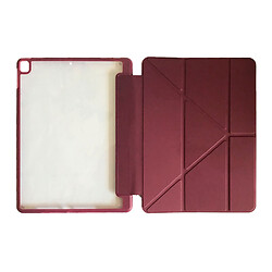 Чохол книжка) Apple iPad Air 4 2020, Smart Case Clear With Stylus, Dark Red, Червоний