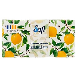 Салфетки бумажные Safi PureNap 2-слойные