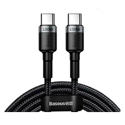 USB кабель Baseus CATKLF-DLG1 Cafule, Type-C, 1.0 м., Чорний