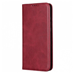 Чохол книжка) Samsung A356 Galaxy A35 5G, Leather Case Fold, Dark Red, Червоний