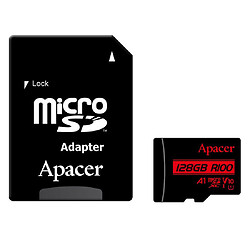 Карта памяти Apacer AP128GMCSX10UB-R, 128 Гб.