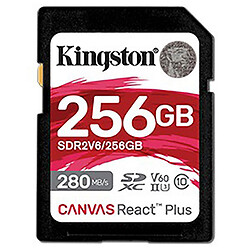 Карта памяти Kingston Canvas React Plus V60 SDR2V6, 256 Гб.