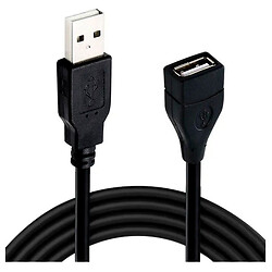 USB подовжувач, USB, 1.5 м., Чорний
