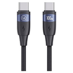 USB кабель Usams US-SJ632 U85, Type-C, Чорний