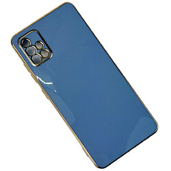 Чехол (накладка) Samsung A055 Galaxy A05, Golden Line Separate Camera, Синий