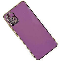 Чехол (накладка) Samsung A307 Galaxy A30s / A505 Galaxy A50, Golden Line Separate Camera, Фиолетовый