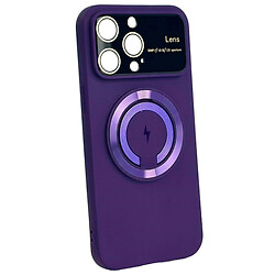 Чохол (накладка) Apple iPhone 11 Pro Max, HD Glass Film Lens Separate Camera, MagSafe, Фіолетовий