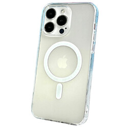 Чохол (накладка) Apple iPhone 14, MAGNETIC Clear Matte Color, MagSafe, Білий