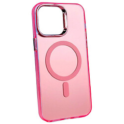 Чохол (накладка) Apple iPhone 12 Pro Max, MAGNETIC Matte Color, MagSafe, Рожевий