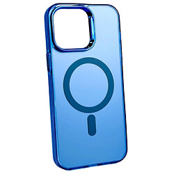 Чохол (накладка) Apple iPhone 14, MAGNETIC Matte Color, MagSafe, Синій