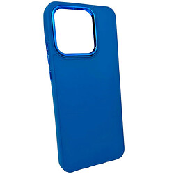 Чехол (накладка) Apple iPhone 12 / iPhone 12 Pro, Matte Colorful Metal Frame, Лазурный