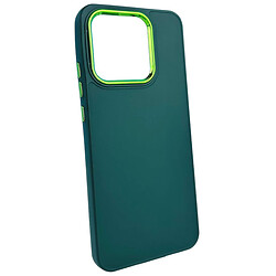 Чохол (накладка) Apple iPhone 14, Matte Colorful Metal Frame, Зелений