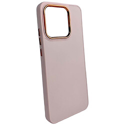 Чехол (накладка) Apple iPhone 14 Plus, Matte Colorful Metal Frame, Бежевый
