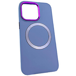 Чохол (накладка) Apple iPhone 13, Matte Colorful Metal Frame, MagSafe, Бузковий