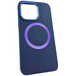 Чохол (накладка) Apple iPhone 15 Plus, Matte Colorful Metal Frame, MagSafe, Фіолетовий