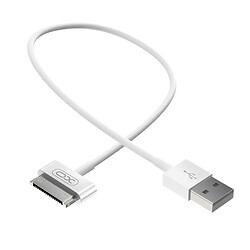 USB кабель XO NB253, Apple 30-pin, 1.0 м., Білий
