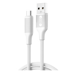 USB кабель XO NB265 Minimalist, MicroUSB, 1.0 м., Білий