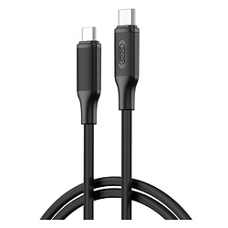 USB кабельXO NB-Q265B Minimalist, Type-C, 1.0 м., Черный