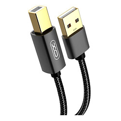 Кабель для принтера XO GB010A, USB, USB-BM, 1.5 м., Черный