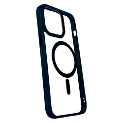Чохол (накладка) Apple iPhone 14, ColorFul Cover Glossy, MagSafe, Чорний