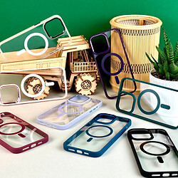Чехол (накладка) Apple iPhone 14 Pro, ColorFul Cover Glossy, MagSafe, Розовый - № 3