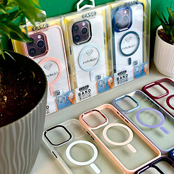 Чохол (накладка) Apple iPhone 15, ColorFul Cover Glossy, MagSafe, Синій - № 7