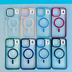 Чохол (накладка) Apple iPhone 15, ColorFul Cover Glossy, MagSafe, Синій - № 8