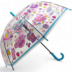 Зонтик полупрозрачный сладости голубой