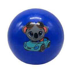 Мячик резиновый "Животные", синий, 23 см