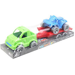 Набір авто "Kid cars Sport" (машинка зелена + синій квадроцикл)