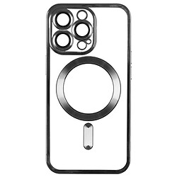 Чохол (накладка) Apple iPhone 15 Pro, Metallic Full Camera, Titan, MagSafe, Сірий