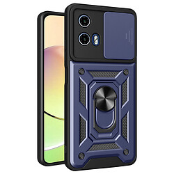 Чехол (накладка) Motorola Moto G34, Armor Guard Shield, Dark Blue, Синий