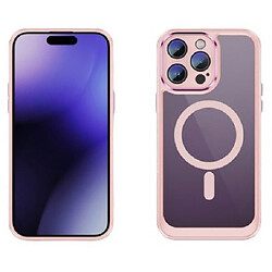 Чехол (накладка) Apple iPhone 15 Pro, Metal Stand Case, MagSafe, Розовый