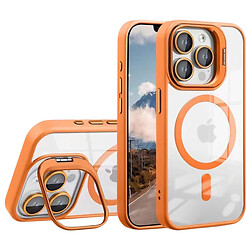 Чехол (накладка) Apple iPhone 15 Pro Max, Metal Stand Case, MagSafe, Оранжевый