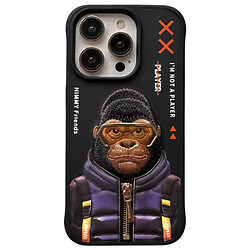 Чохол (накладка) Apple iPhone 15, Nimmy 3D Metal Buttons, Gorilla Black, Малюнок