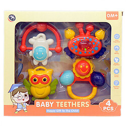 Набор погремушек "Baby Teethers", 4 шт, Mic